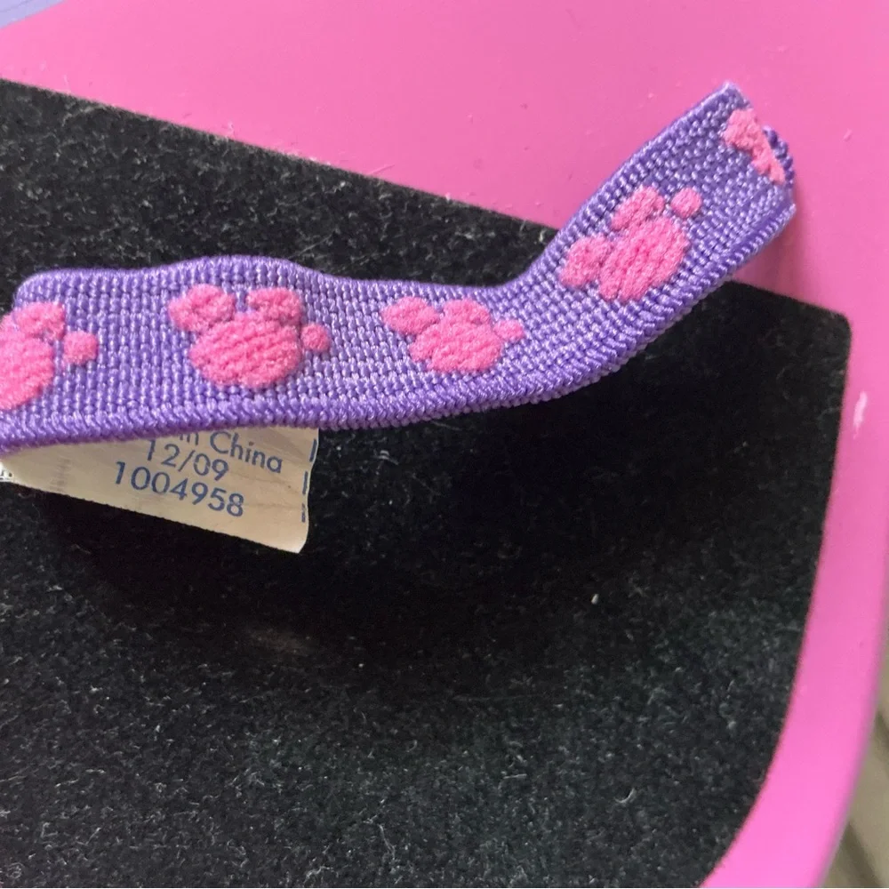 Vintage Build a Bear BABW skateboard accessory purple pink with rainbow pegasus